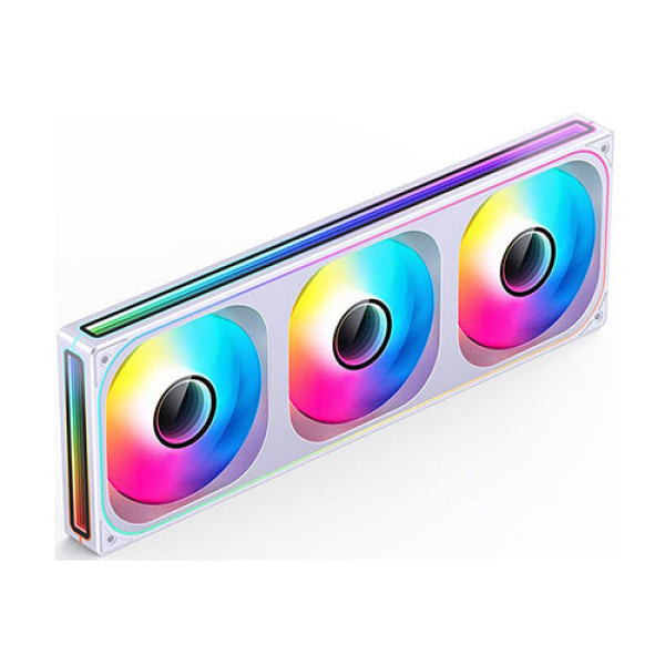 Fan case JONSBO ZB-360W WHITE LED ARGB (FAN xuôi)