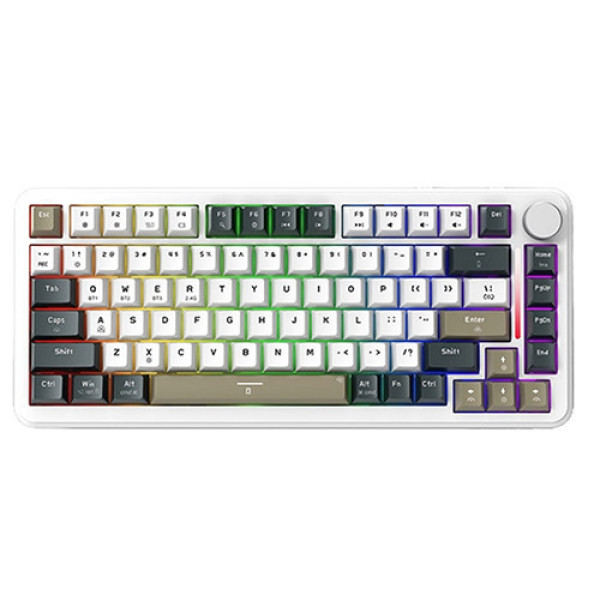 Bàn phím cơ E-Dra EK375W White Linear switch