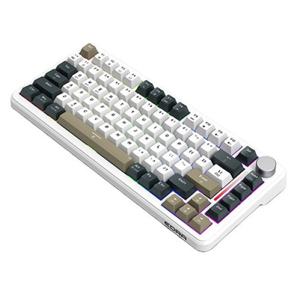 Bàn phím cơ E-Dra EK375W White Linear switch