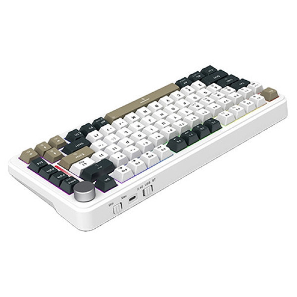 Bàn phím cơ E-Dra EK375W White Linear switch