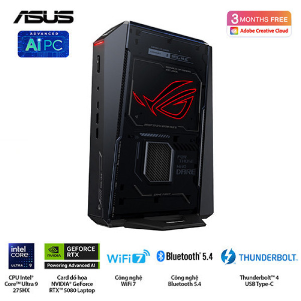 PC Mini ASUS ROG NUC RNUC15JNK9X289A0 ( Ultra 9  275HX | 32GB | 1TB | RTX 5080 | Win 11)