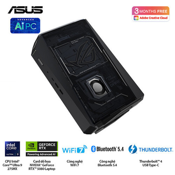 PC Mini ASUS ROG NUC RNUC15JNK9X289A0 ( Ultra 9  275HX | 32GB | 1TB | RTX 5080 | Win 11)