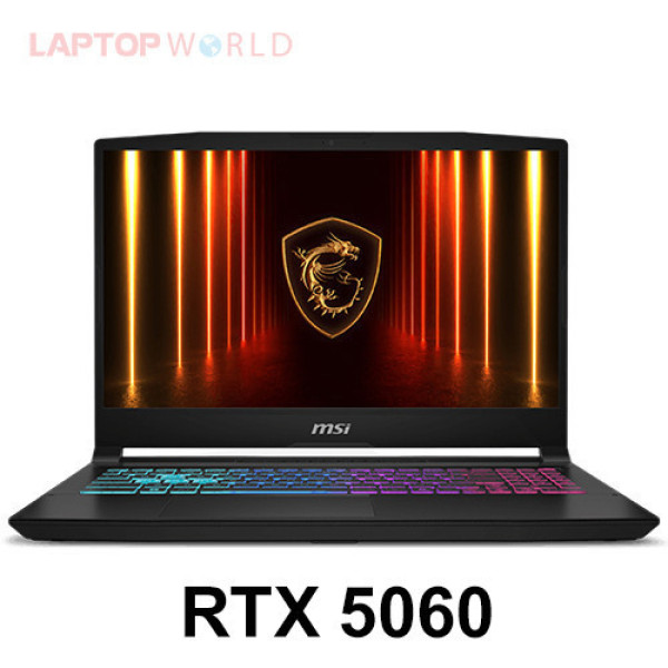 Laptop MSI Katana 15 HX B14WFK 267VN (RTX 5060 8GB I Core™ i7-14650HX | 32GB | 512GB | 15.6inch QHD 165Hz | Win 11 | Đen)