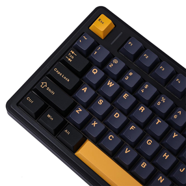 Bàn phím cơ AULA F75 3 Mode Black Gold Reaper switch