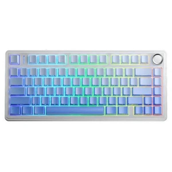 Bàn phím cơ AULA F75 White Blue Gradient Reaper switch