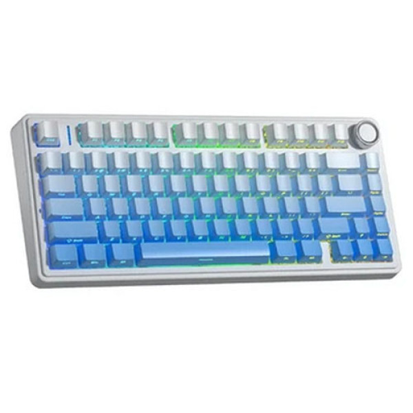 Bàn phím cơ AULA F75 White Blue Gradient Reaper switch