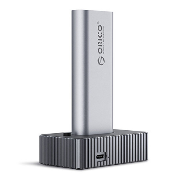 Docking SSD ORICO 1 khe cắm M.2 NVME + SATA TypeC (IT18C3-GY-BP)