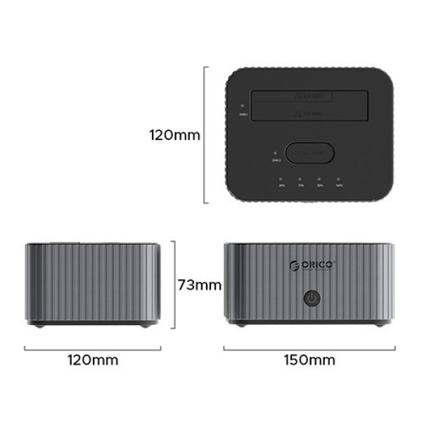 Docking SSD ORICO M.2 NVME, SATA 2.5