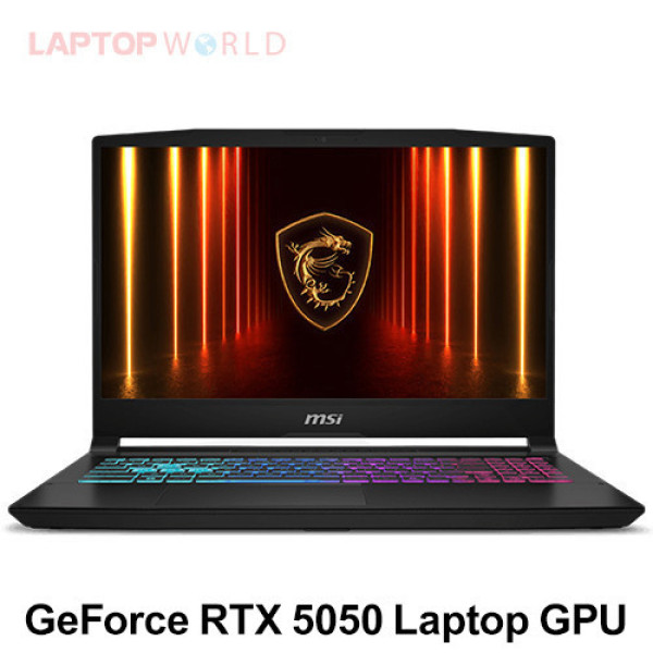 Laptop MSI Katana 15 HX B14WEK-286VN (RTX 5050 8GB I Core™ i5-14450HX | 16GB | 512GB | 15.6inch QHD 165Hz | Win 11 | Đen)