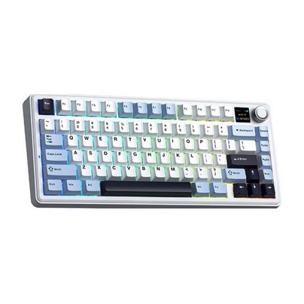 Bàn phím cơ AULA F75 MAX Glacier Blue Reaper switch