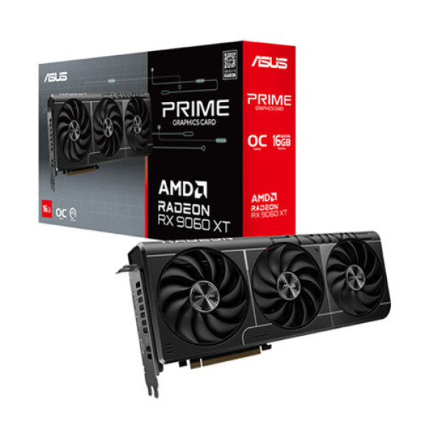 VGA Asus PRIME RX 9060 XT 16GB OC (PRIME-RX9060XT-O16G)