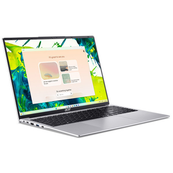 Laptop Acer Aspire Lite 16 AI AL16-71P-71WU NX.D4XSV.002 (Ultra 7 155H | 16GB | 512GB | Intel® Iris® Xe Graphics | 16 inch FHD+ | Win 11 | Bạc)