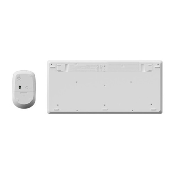 Combo Bàn phím + Chuột không dây Rapoo 8000GT đa chế độ - Trắng