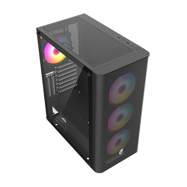 Vỏ Case VITRA SAPHIRA AX15 BLACK KÈM 3FAN RGB