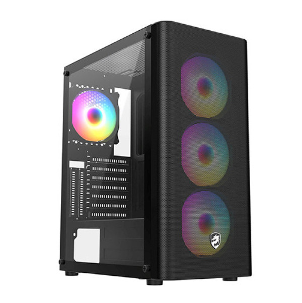 Vỏ Case VITRA SAPHIRA AX15 BLACK KÈM 3FAN RGB