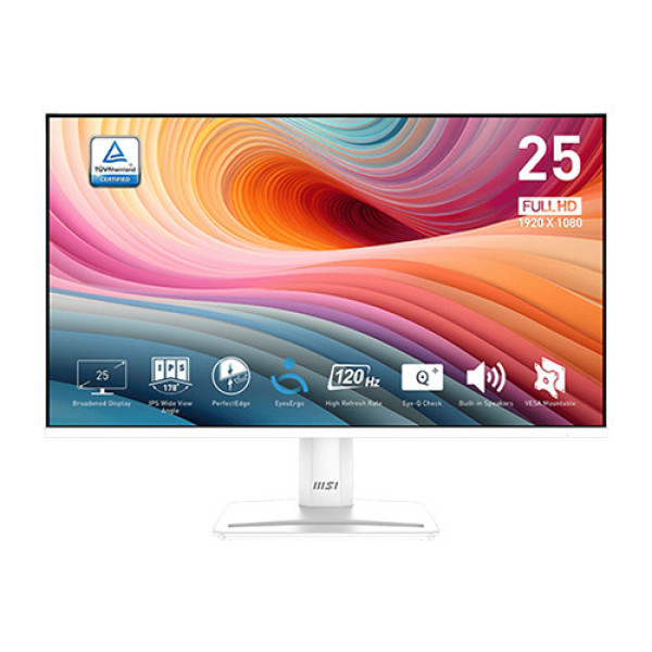 Màn Hình MSI PRO MP251W E2 Trắng (24.5 inch | IPS | FHD | 120Hz | 1ms)