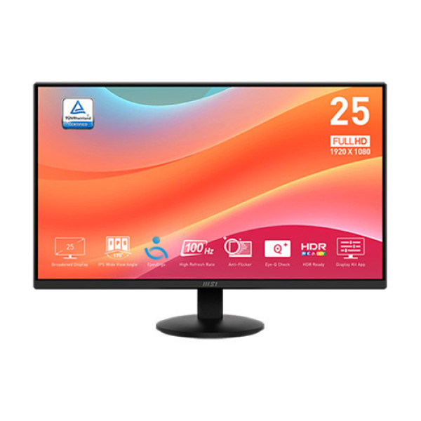 Màn Hình MSI PRO MP252L (24.5 inch | IPS | FHD | 100Hz | 1ms)
