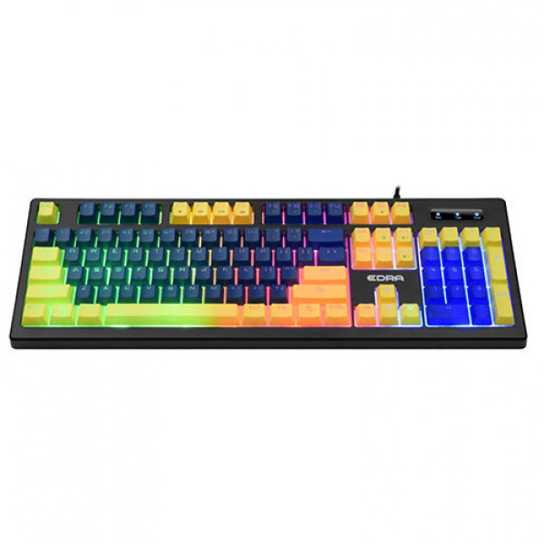 Bàn phím Gaming E-Dra EK302 Blue + Yellow chống nước