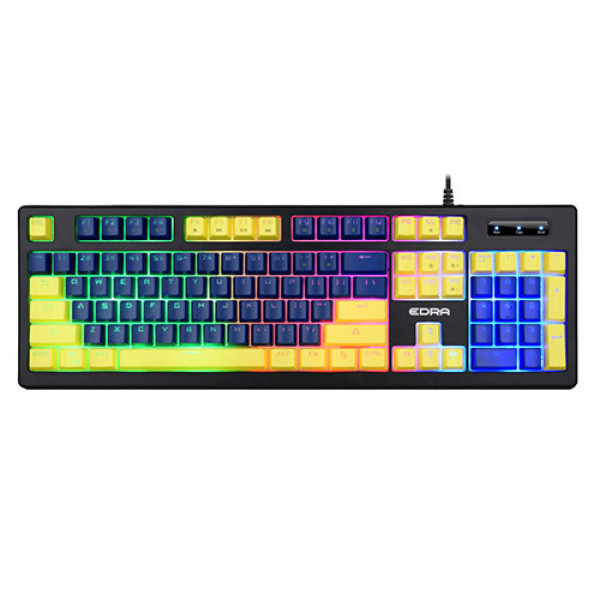 Bàn phím Gaming E-Dra EK302 Blue + Yellow chống nước