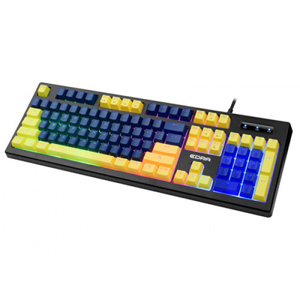 Bàn phím Gaming E-Dra EK302 Blue + Yellow chống nước