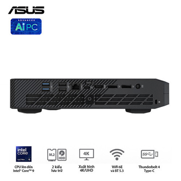 PC Mini ASUS ROG NUC RNUC14SRKU9189A1I (Ultra 9 185H | Ram 32GB | SSD 1TB |  RTX 4070 | Win 11)