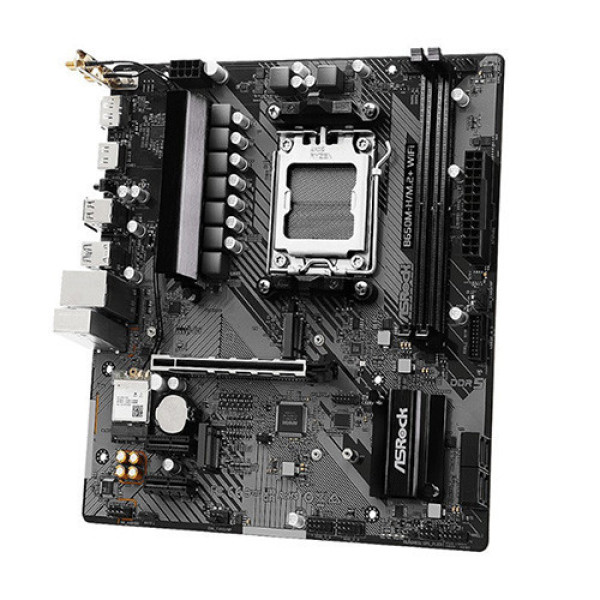 Mainboard Asrock B650M-H/M.2+ WiFi (AMD B650 | Socket AM5 | M-ATX | 2 Khe Ram | DDR5 | 2.5 Gigabit LAN)