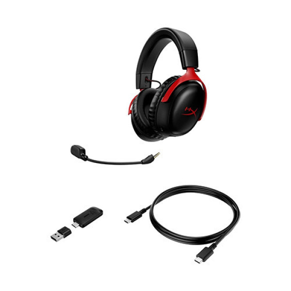 Tai nghe HyperX Cloud III S Wireless Black Red