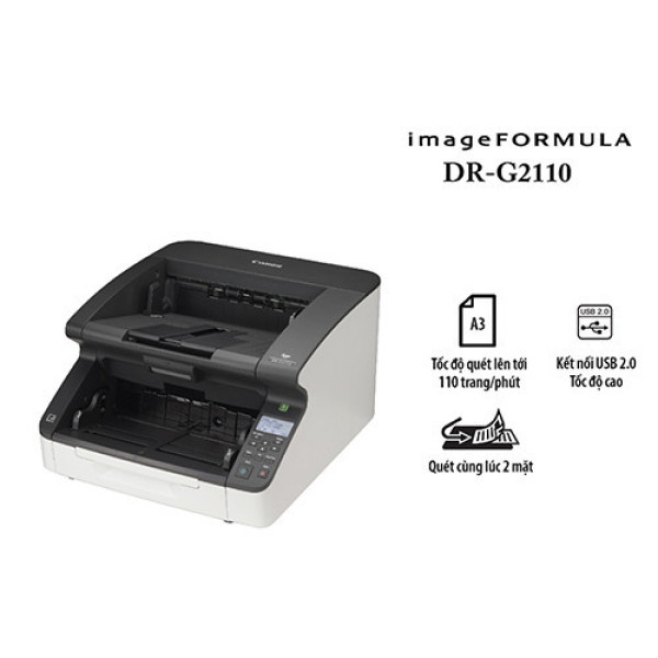 Máy Scan Canon DR-G2110 (Scan đảo mặt | A3 | A4 | ADF | USB | LAN)