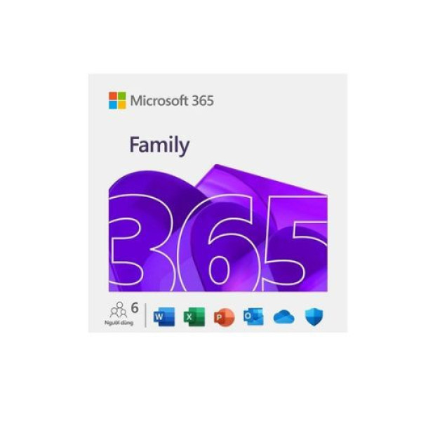 Phần mềm M365 Family Subscr PK Lic 1YR Online APAC EM ESD (EP2-36890)