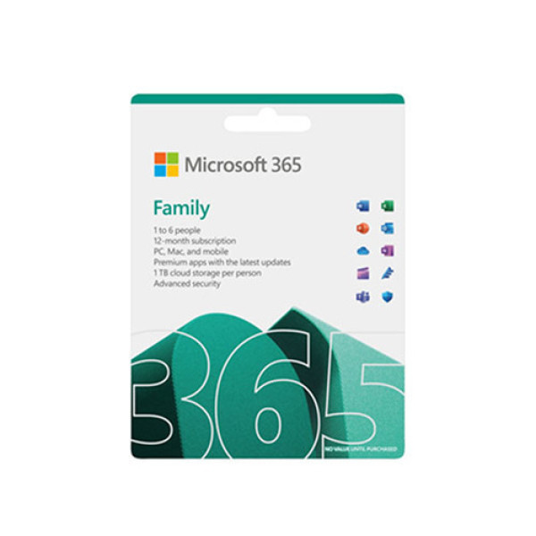 Phần mềm M365 Family Subscr PK Lic 1YR Online APAC EM ESD (EP2-36890)