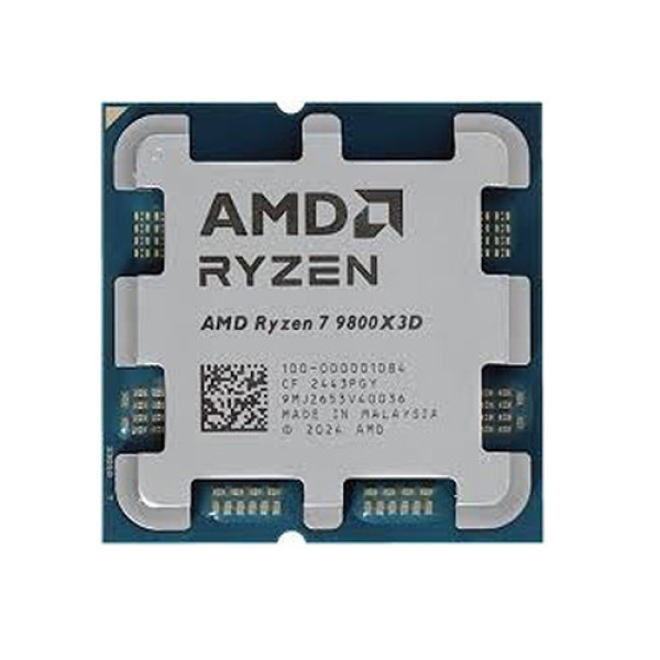 CPU AMD Ryzen 7 9800X3D TRAY Chính Hãng (AMD AM5 | 8 Core | 16 Thread | Base 4.7Ghz | Turbo 5.2Ghz | Cache 96MB)