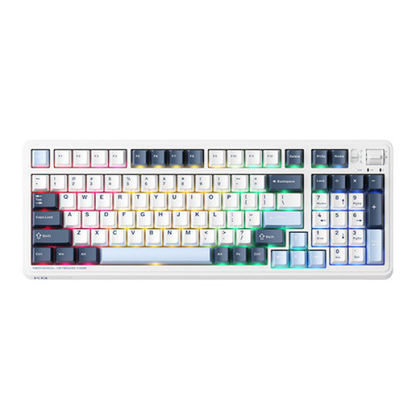 Bàn phím cơ Machenike KG98 White Blue Purple Gold Switch