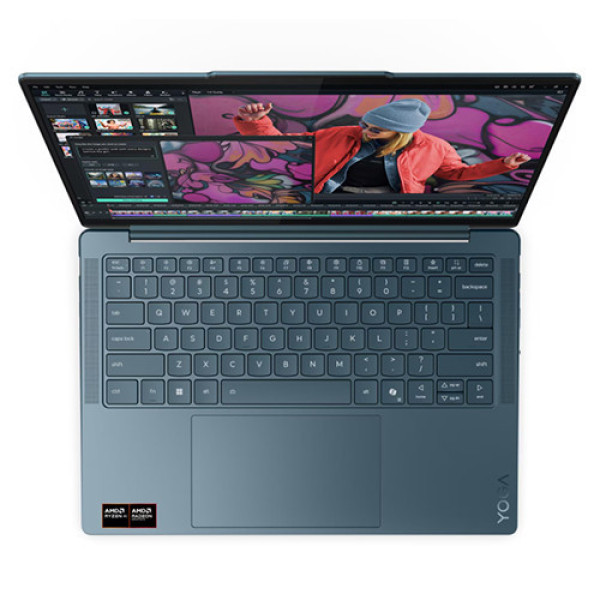 Laptop Lenovo Yoga Slim 7 14AKP10 83JY006PVN (Ryzen™ AI 7 350 | 32GB | 1TB | AMD Radeon™ 860M | 14inch 2.8K OLED 120Hz | Win 11 | Office | Xanh)
