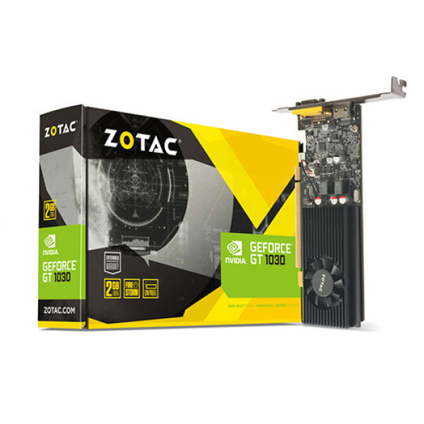 VGA ZOTAC GeForce® GT 1030 2GB GDDR5 HDMI/VGA Low Profile (ZT-P10300E-10L)