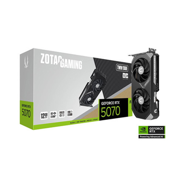VGA ZOTAC GAMING GeForce RTX 5070 12GB GDDR7 Twin Edge OC (ZT-B50700H-10P)