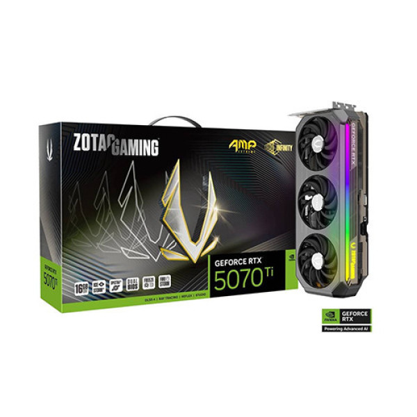 VGA ZOTAC GAMING GeForce RTX 5070 Ti 16GB GDDR7 AMP Extreme INFINITY (ZT-B50710B-10P)