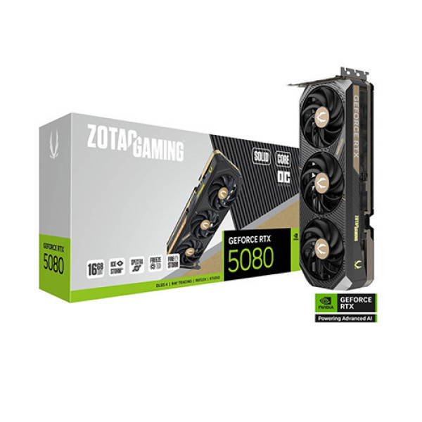 VGA ZOTAC GAMING GeForce RTX 5080 16GB GDDR7 SOLID CORE OC (ZT-B50800J2-10P)