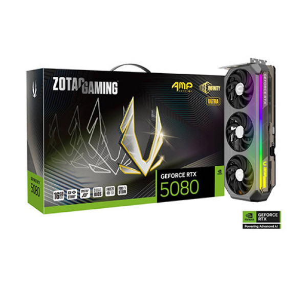 VGA ZOTAC GAMING GeForce RTX 5080 16GB GDDR7 AMP Extreme INFINITY ULTRA (ZT-B50800BU-10P)