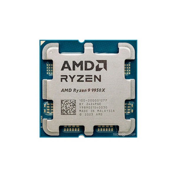 CPU AMD Ryzen 9 9950X TRAY (AMD AM5 | 16 Core | 32 Thread | Base 4.3Ghz | Turbo 5.7Ghz | Cache 80MB)