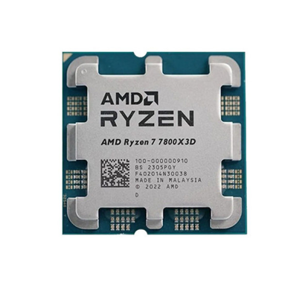CPU AMD Ryzen 7 7800X3D TRAY (AMD AM5 | 8 Core | 16 Thread | Base 4.2Ghz | Turbo 5.0Ghz | Cache 104MB)