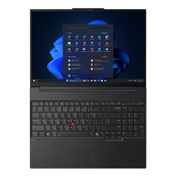 Laptop Lenovo ThinkPad E16 Gen 3 21SR002MVA (Ultra 7 255H | 16GB | 1TB | Intel Arc Graphics 140T | 16.0inch WUXGA | NO OS | Đen)