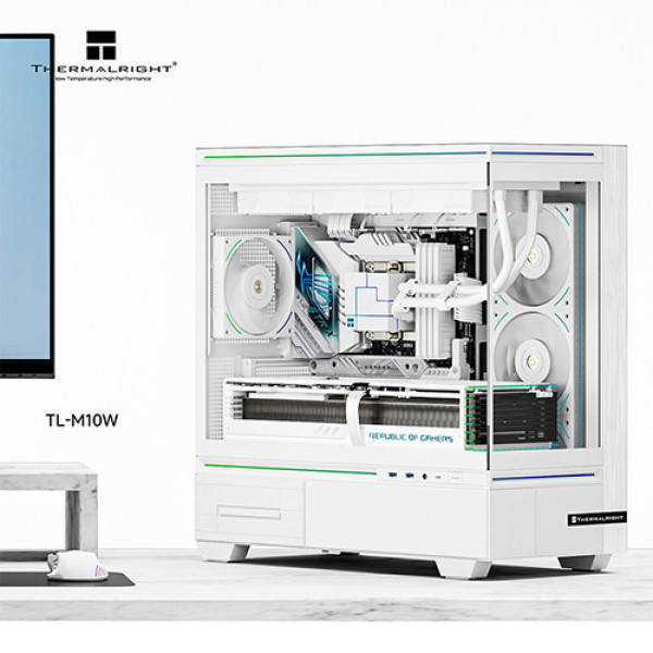 Vỏ Case Thermalright TL-M10W White (M-ATX | Mini Tower | Có LED  | Không màn hình | Trắng) 