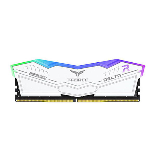 Ram TEAMGROUP T-Force DELTA RGB 64GB (2x32GB) DDR5 6000MHz Trắng