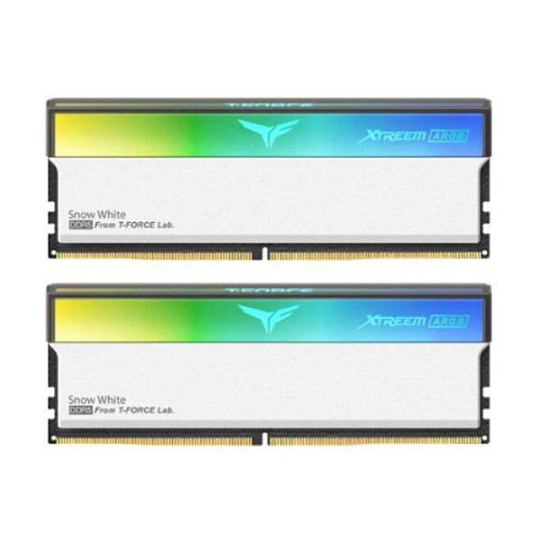 Ram PC TEAMGROUP T-FORCE XTREEM ARGB 48GB (2x24GB) 7200MHz White (FFAD548G7200HC34ADC01)