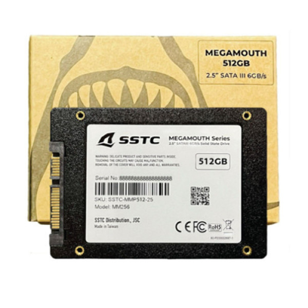 Ổ cứng SSD SSTC Megamouth 512GB Sata III (MS-M110-512Q)