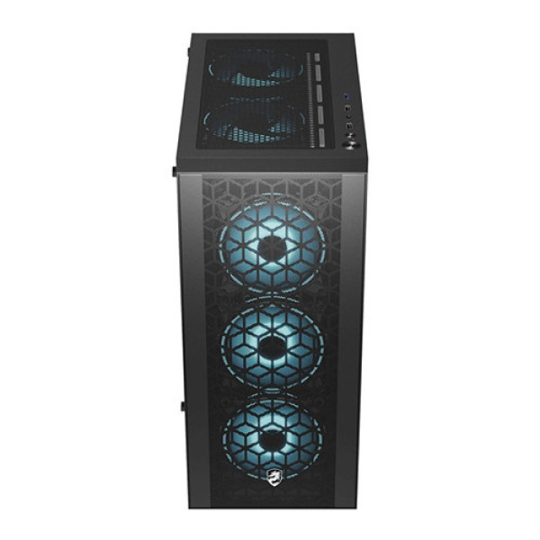 Vỏ Case VITRA SAPHIRA NX16 BLACK E-ATX 3FRGB KÈM 3 FAN RGB
