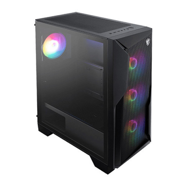 Vỏ case MSI MAG FORGE 130A AIRFLOW (Mid Tower | Màu Đen | 4 Fan ARGB)