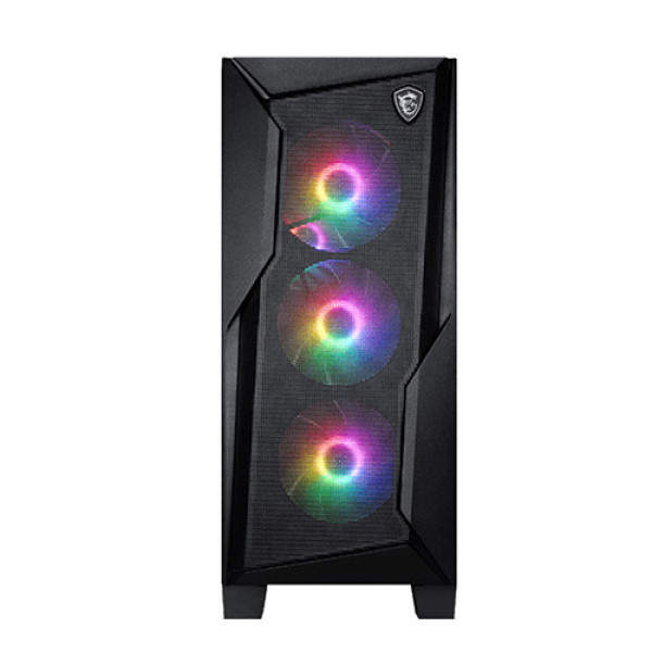 Vỏ case MSI MAG FORGE 130A AIRFLOW (Mid Tower | Màu Đen | 4 Fan ARGB)