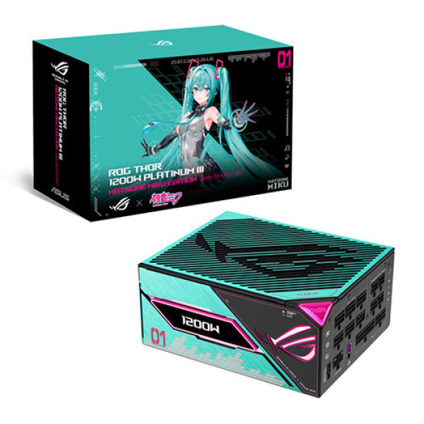Nguồn Máy Tính ASUS ROG Thor 1200W Platinum III Hatsune Miku Edition