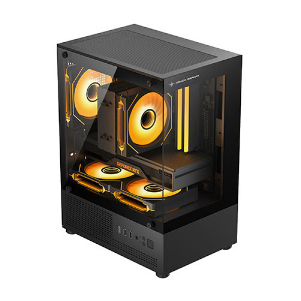 Vỏ Case KENOO ESPORT MK120 (Màu Đen | M-ATX)